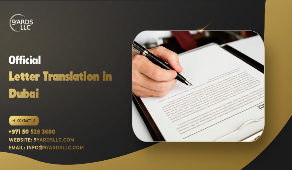 Official Letter Translation in Dubai
