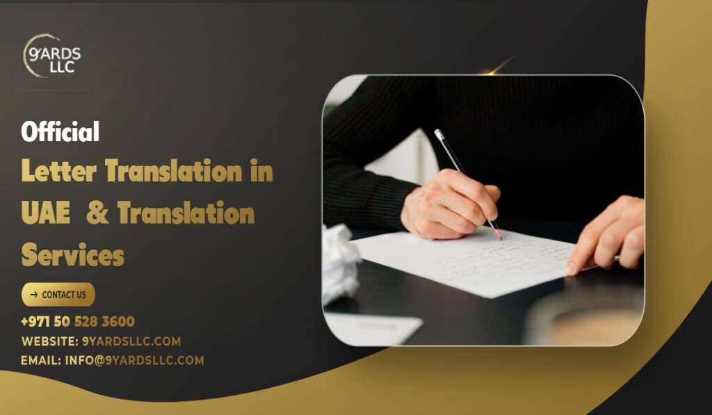 Official Letter Translation in UAE