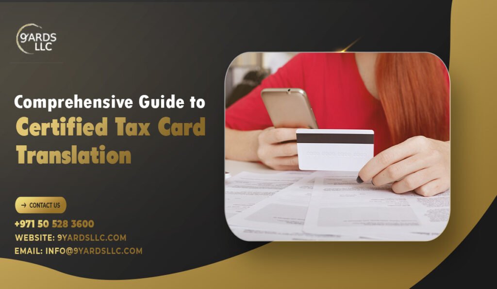 Comprehensive Guide to Certified Tax Card Translation: Steps