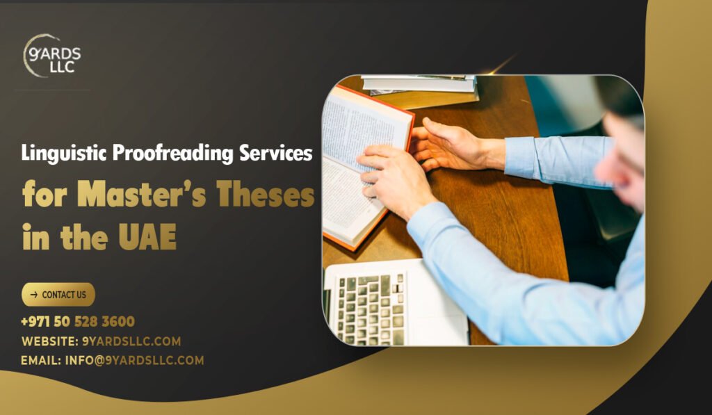 Linguistic Proofreading Services for Master’s Theses in the UAE