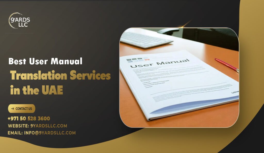 Best User Manual Translation Services in the UAE