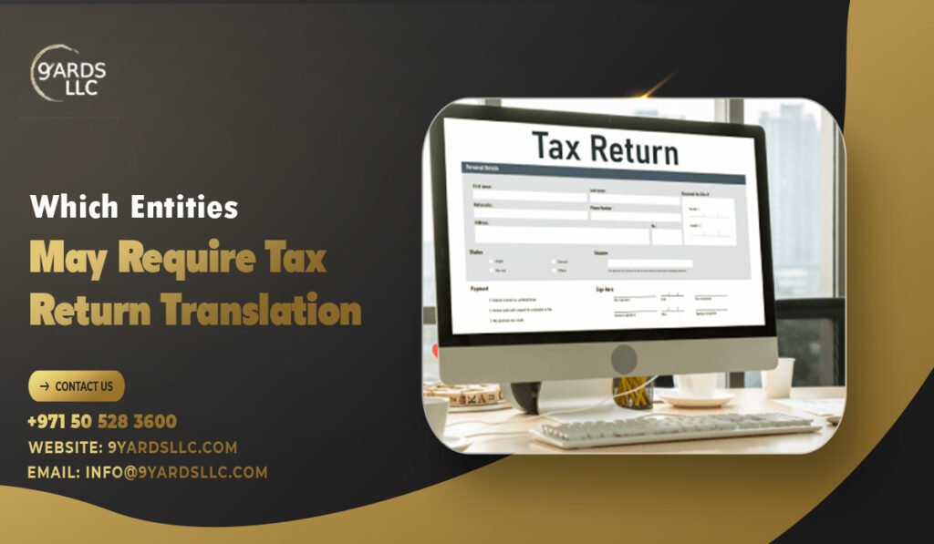 Which Entities May Require Tax Return Translation